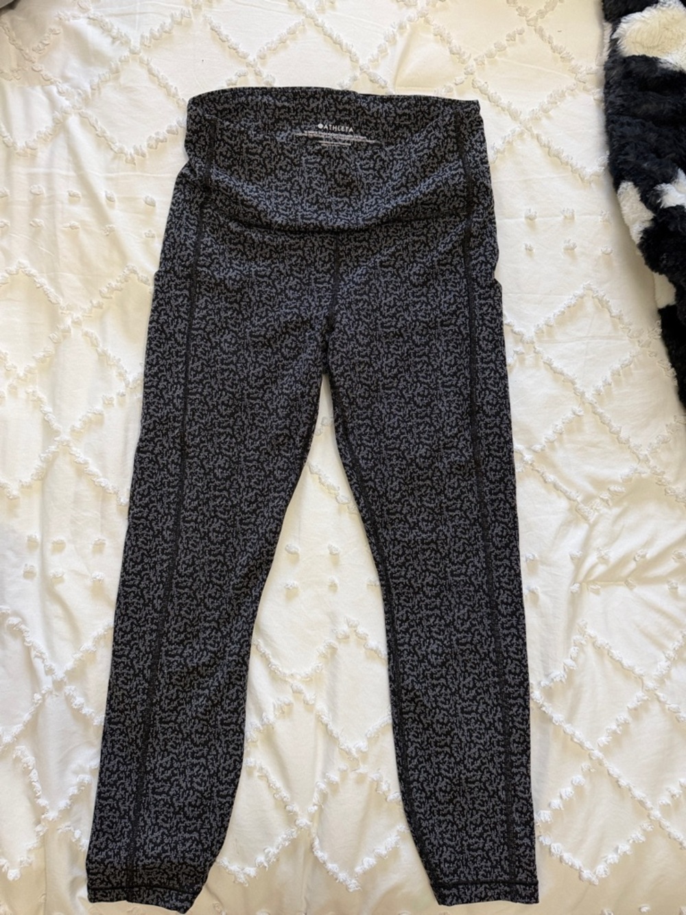 Athleta Charcoal Heathered High-Rise Performance Leggings